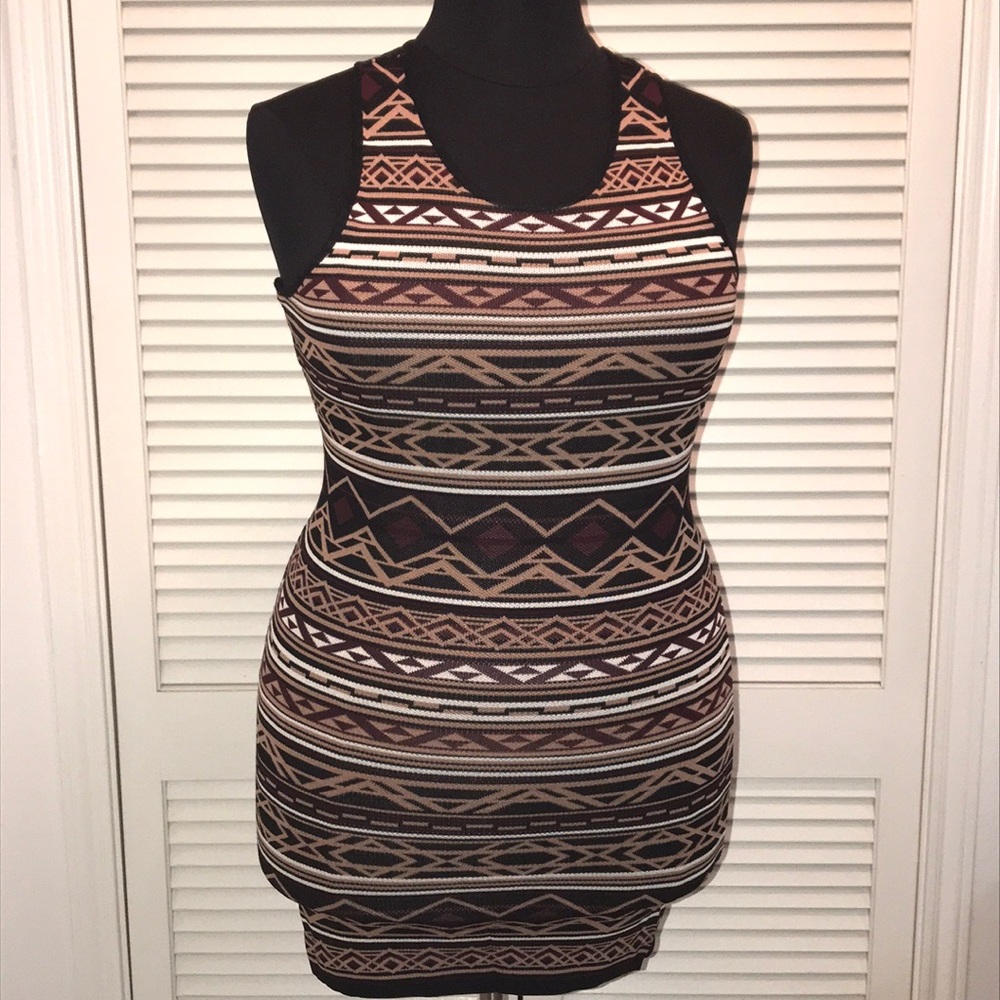 Chelsea & Violet Bodycon tribal dress